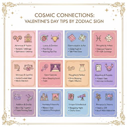 Tips for Valentine’s Day Celebration According to Zodiac Sign